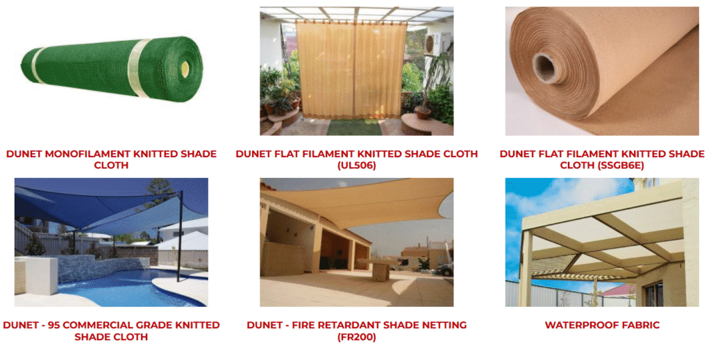 Types of Shade Nets We Offer