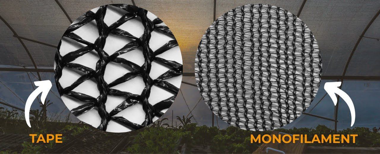 HDPE Monofilament vs Tape Yarn Shade Nets
