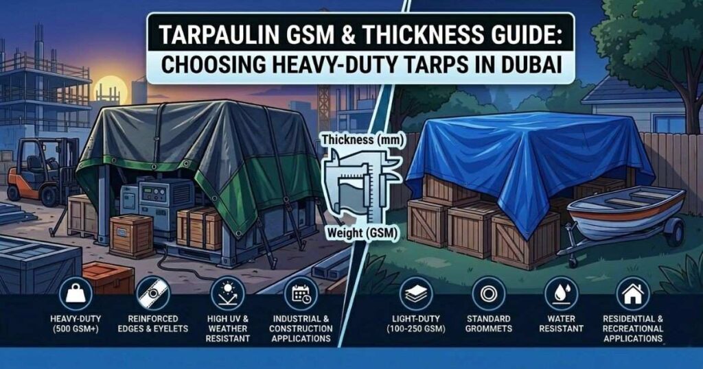 Tarpaulin GSM & Thickness Guide Dubai