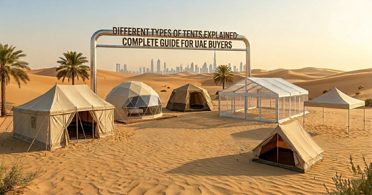 types of tents UAE