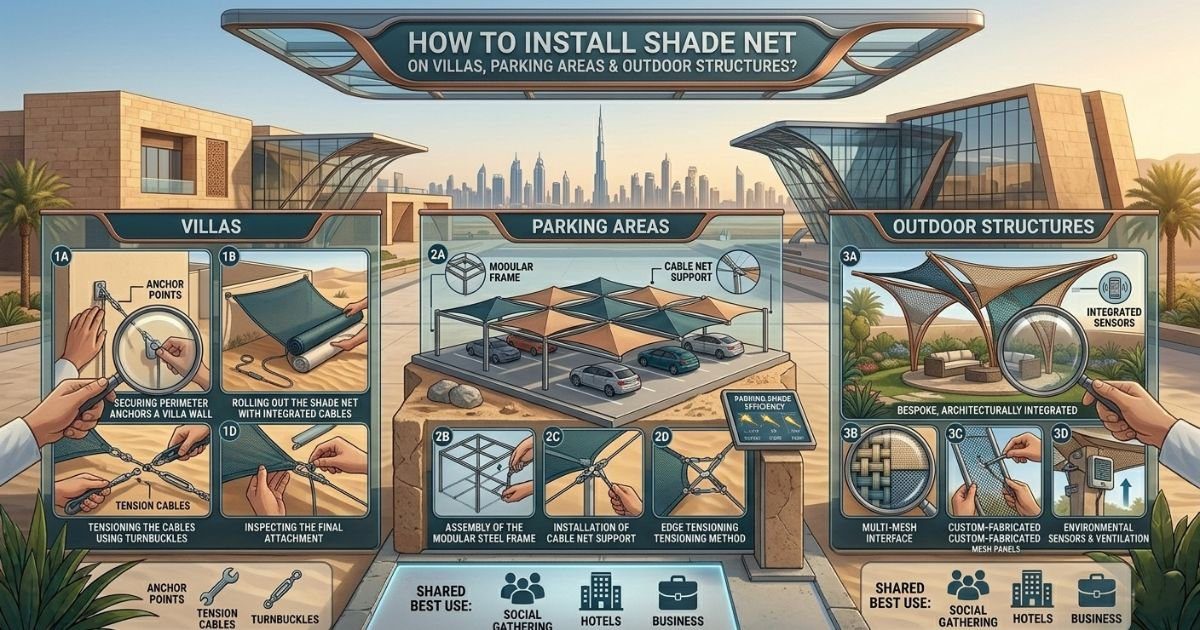 shade net installation UAE