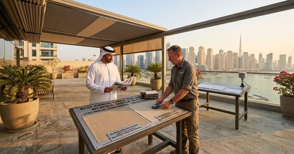 Best Awning Fabric for UAE Weather