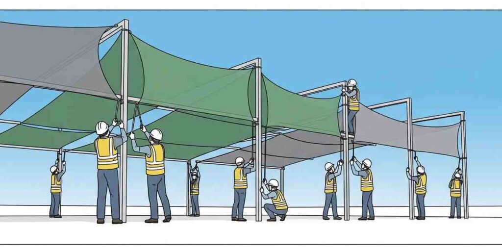 How to Install Shade Netting in Dubai