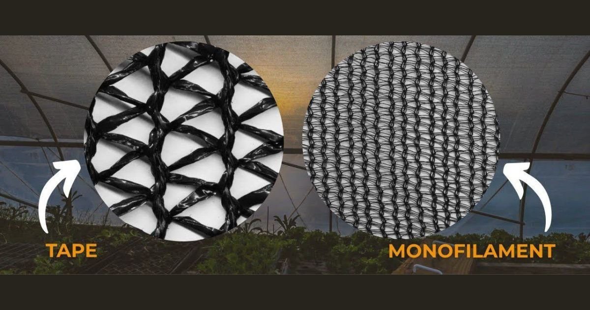 monofilament vs tape yarn shade nets UAE