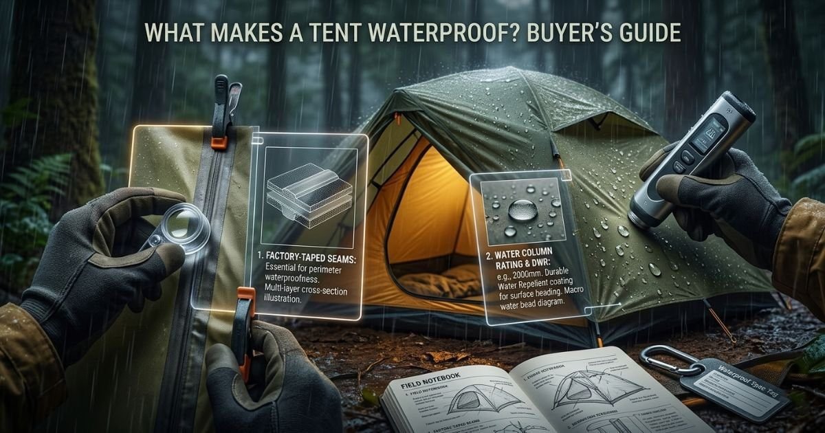 what makes a tent waterproof