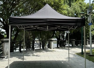 buy black gazebo tent in dubai