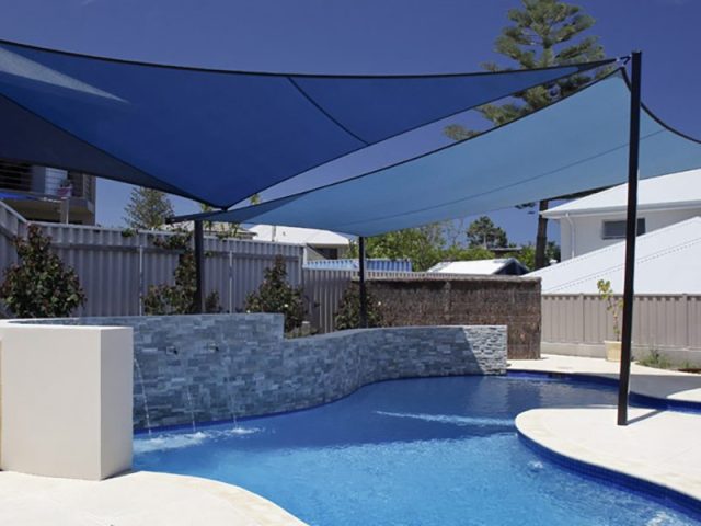 Dunet 95% commercial grade shade cloth for swimming pools